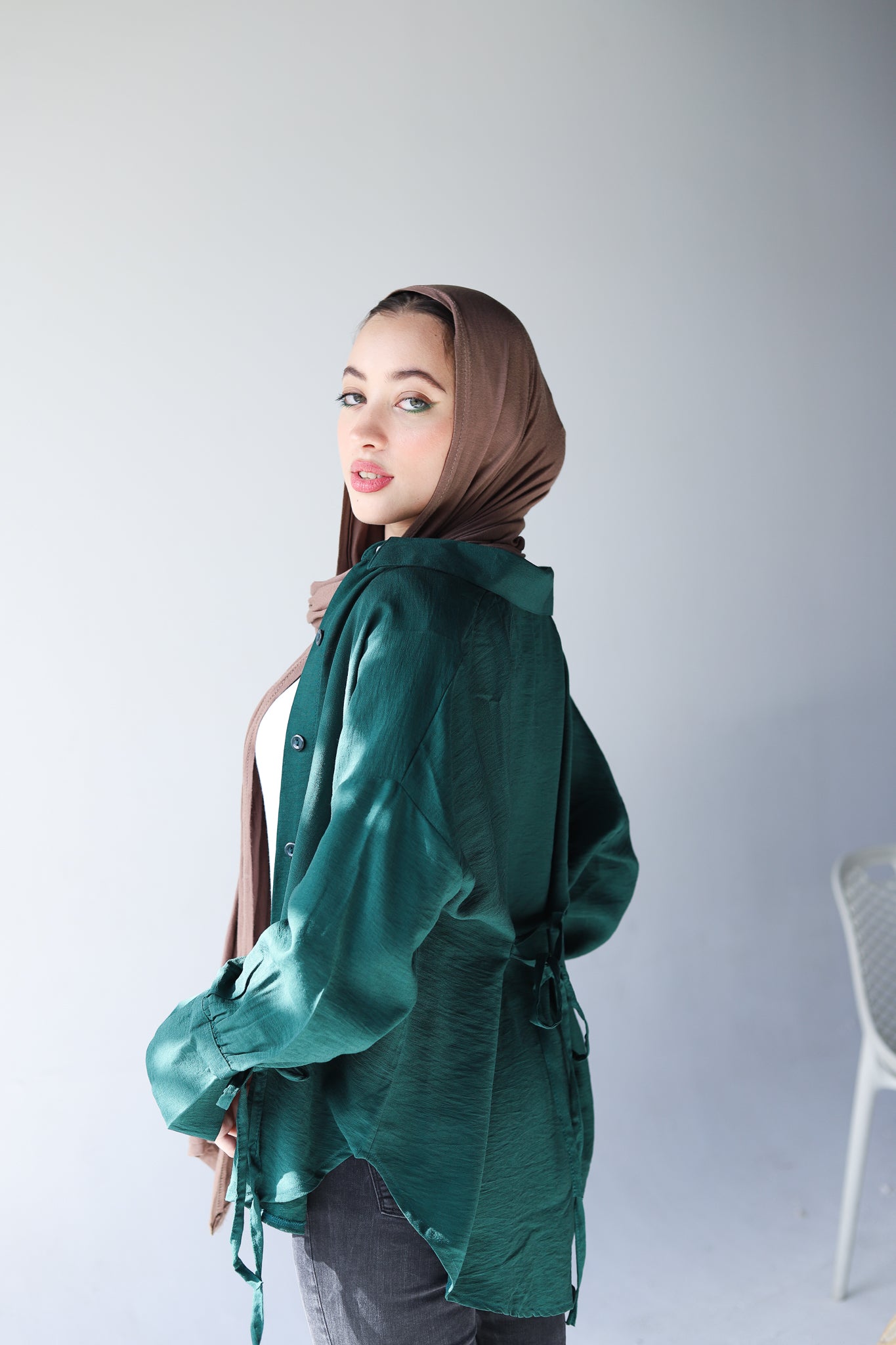 Alira Dark Green Shirt