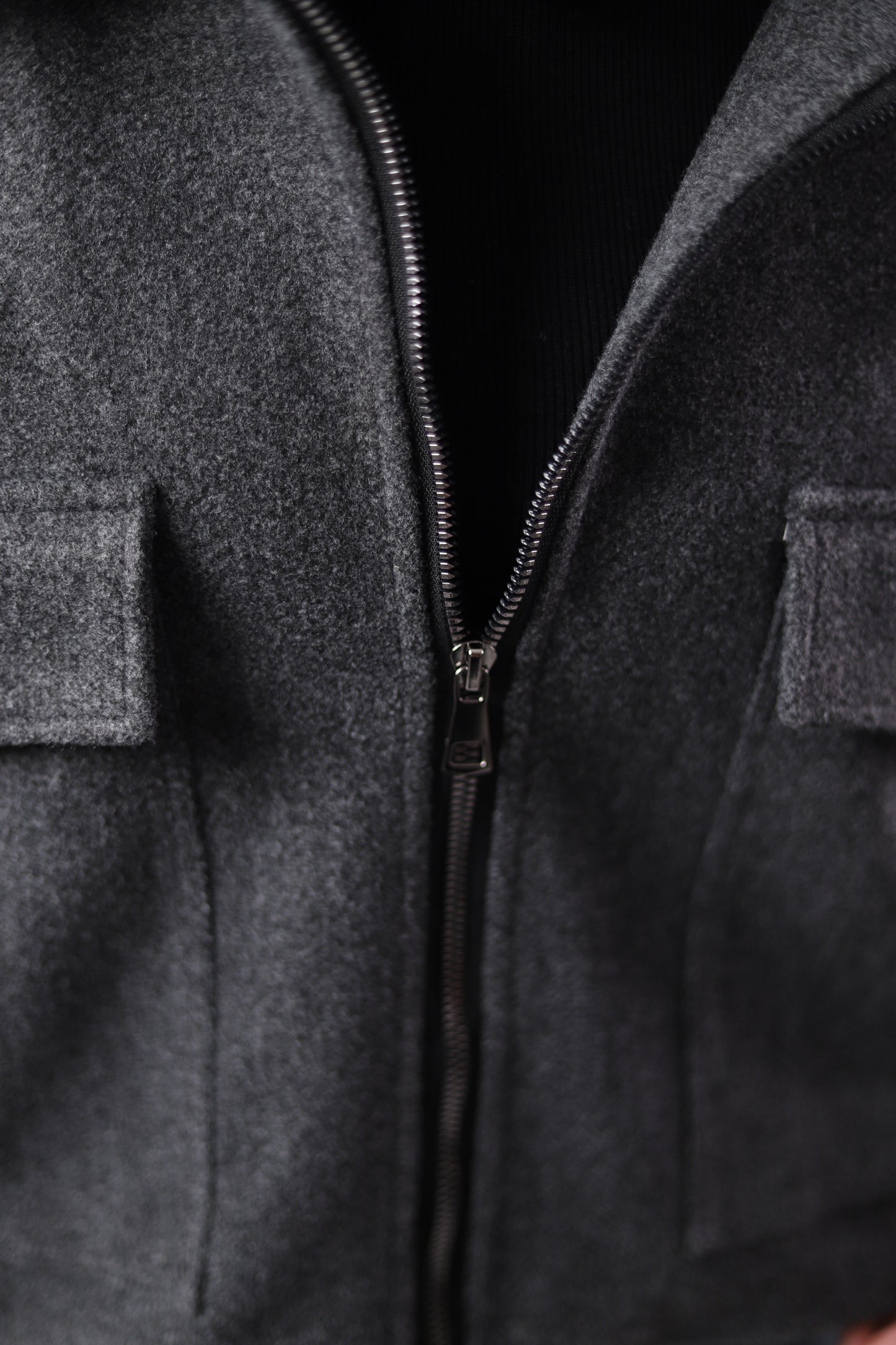 The Elite Wool Jacket - Dark Grey