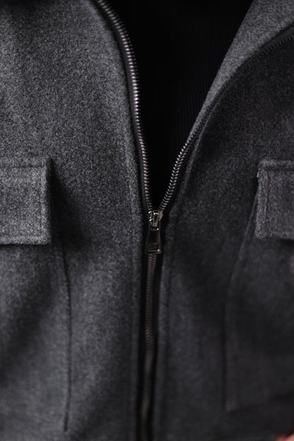 The Elite Wool Jacket - Dark Grey