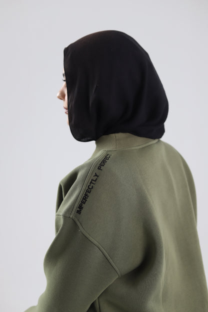 Imperfectly Perfect Olive Sweatshirt